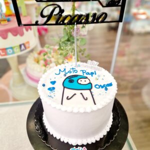 Tarta Cumpleaños Flork Moto Papi