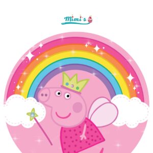 Celebración con Peppa Pig: Obleas Comestibles que Hacen de tu Cumpleaños una Fiesta Alegre