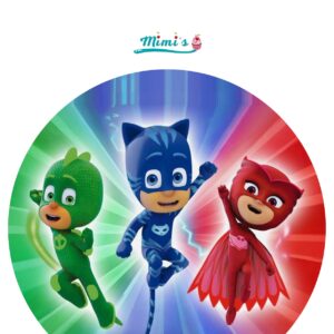 Celebra con los Héroes Nocturnos: Obleas Comestibles PJ Masks para Fanáticos Intrépidos