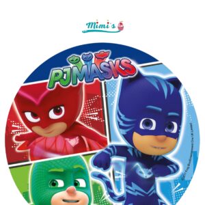 Fiesta de Superhéroes: Obleas Comestibles PJ Masks para Cumpleaños Inolvidables