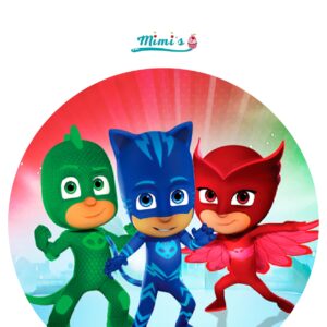 Sabores de Superhéroe: Obleas Comestibles que Llevan la Magia de PJ Masks a tu Fiesta