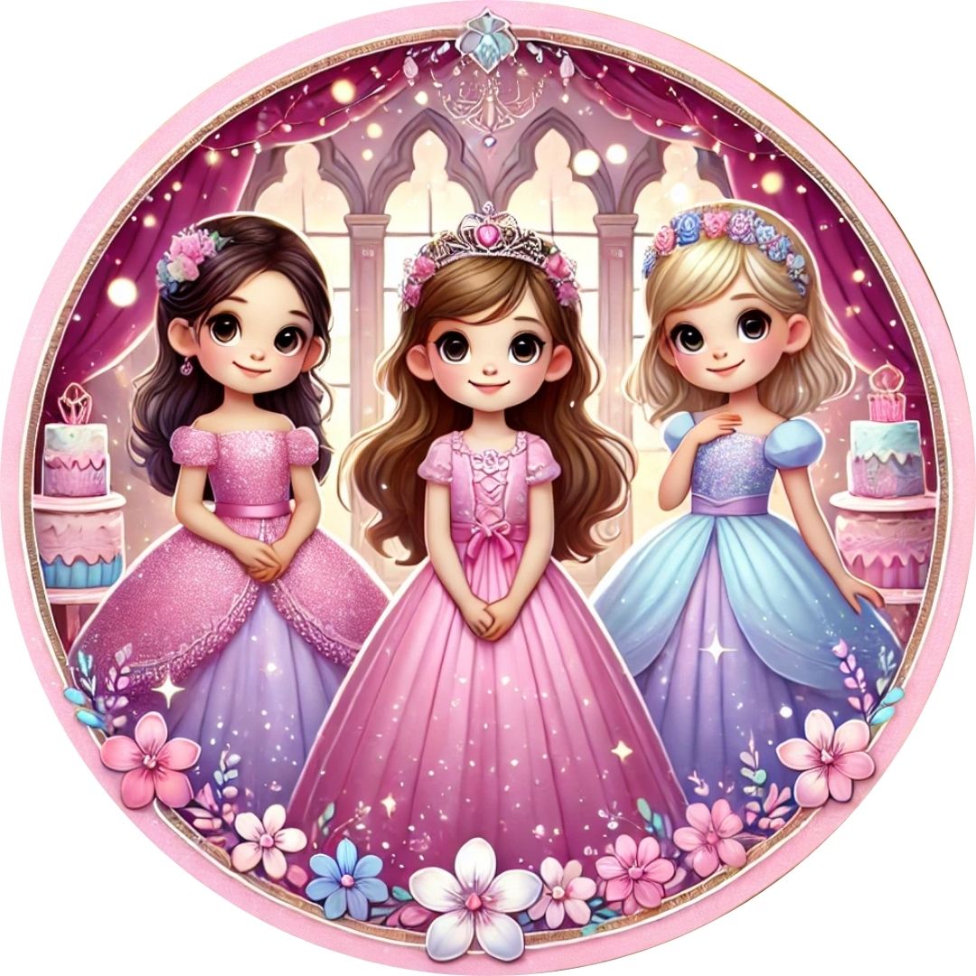 Oblea Comestible compatible con Princesas: Estilo en Obleas Comestibles