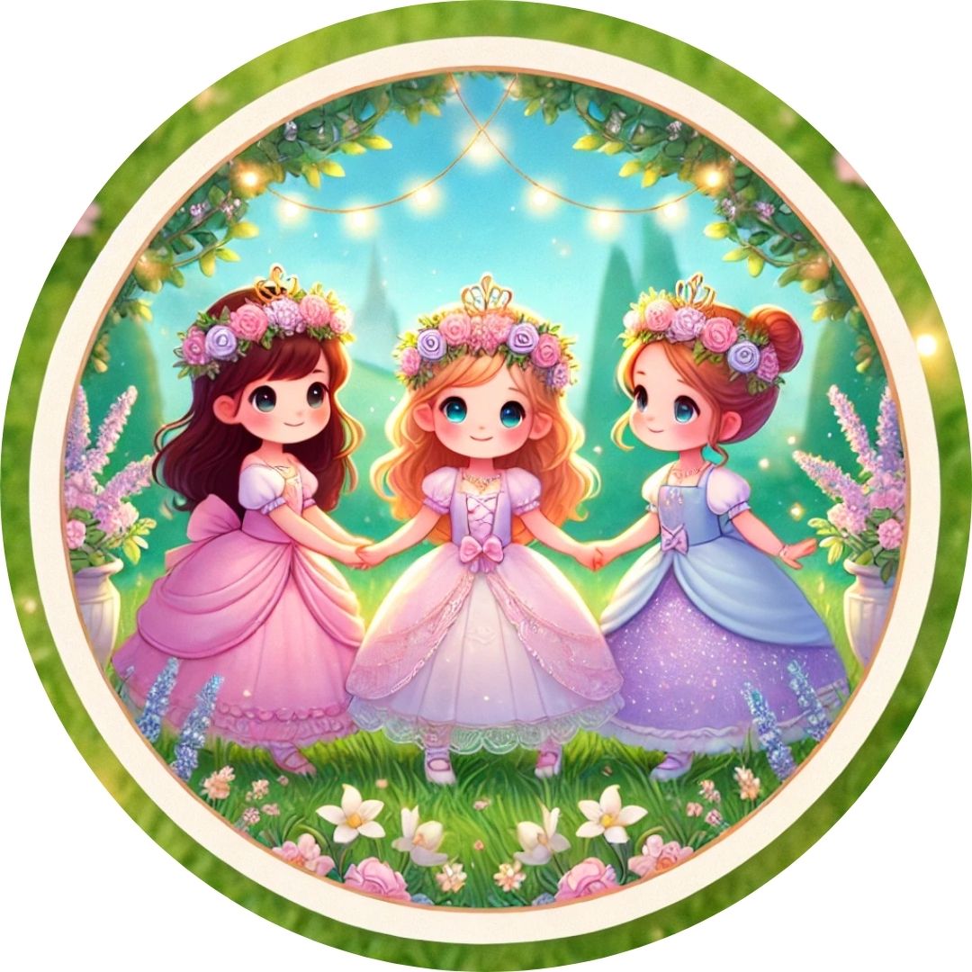 Oblea Comestible compatible con Princesas, tematicas personalizables