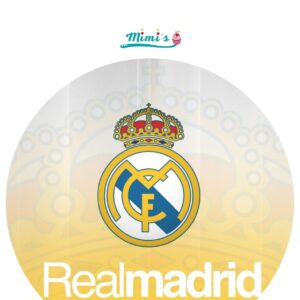 Sueños de Victoria: Obleas Comestibles Real Madrid que Añaden Sabor a tu Celebración