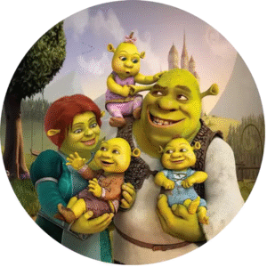 Shrek: Diversión en el Pantano en Obleas Comestibles