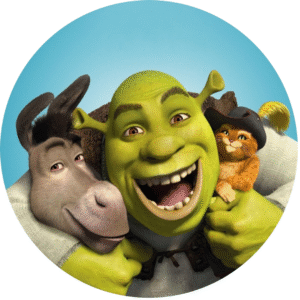Shrek: Amigos y Aventuras en Obleas Comestibles