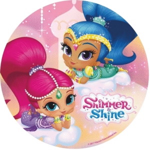 Shimmer y Shine: Aventuras Mágicas Obleas Comestibles