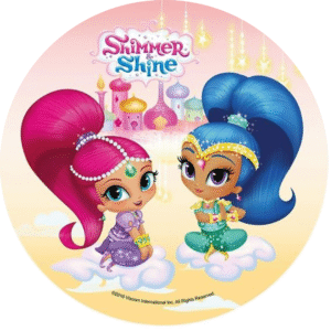 Shimmer y Shine: Fantasía y Amistad en Oblea Comestible