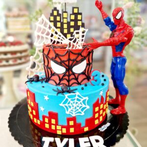 Tarta Cumpleaños Vengadores Spiderman