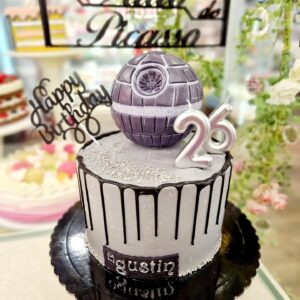 Tarta Cumpleaños Star Wars Nave de la Muerte