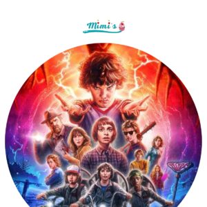 Obleas Comestibles Stranger Things para Cumpleaños Inolvidables