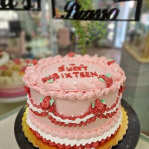 Tarta Cumpleaños Vintage Sweet Sixteen Vintage