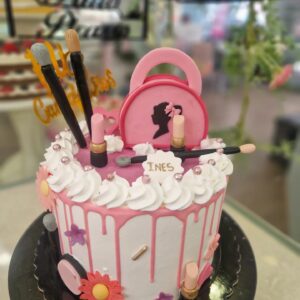 Tarta Cumpleaños Maquillaje