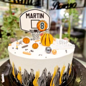 Tarta Cumpleaños Baloncesto Basquetbol