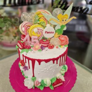 Tarta Cumpleaños de Tinkerbell: Magia y Polvo de Hadas
