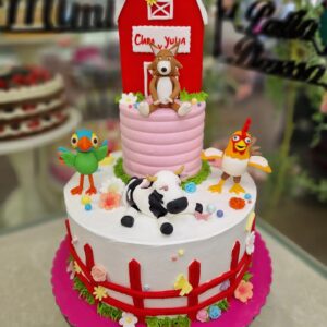 Tarta de Cumpleaños La Granja de Zenón: ¡Diversión Campestre para Pequeños Aventureros!