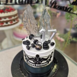 Tarta de Cumpleaños Gimnasio Fitness