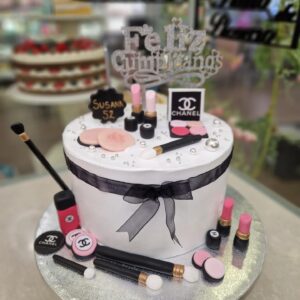 Tarta Cumpleaños Maquillaje Make Up