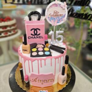 Tarta Cumpleaños Maquillaje Make Up