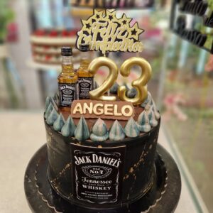 Tarta Cumpleaños Whisky Jack Daniel's