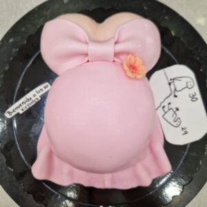 Tarta Flork con Forma Embarazada