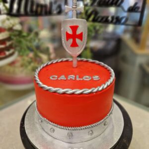 Tarta Escudo Templarios: ¡Un Banquete Digno de Caballeros!