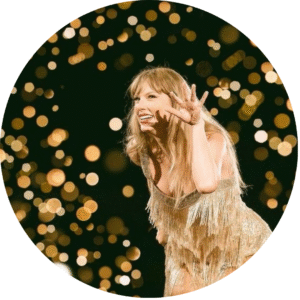Taylor Swift: Glamour y Música en Obleas Comestibles