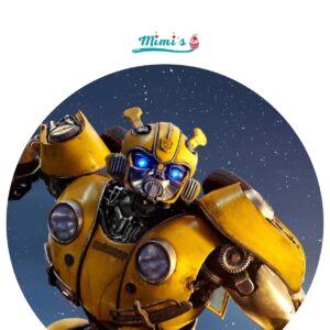 bumblebee Obleas Comestibles Transformers para Fiestas Inolvidables