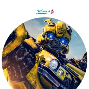 Obleas Comestibles de Bumblebee Transformers que Hacen Brillar tus Creaciones