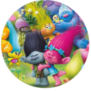 Trolls: Magia y Alegría en Oblea Comestible