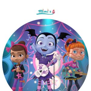 Obleas Comestibles Vampirina para Cumpleaños Mágicos