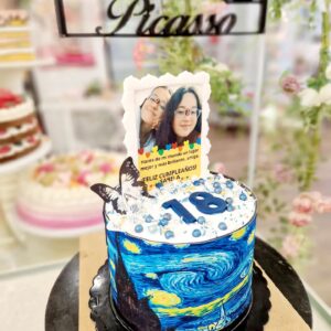 Tarta Cumpleaños Van Gogh "La Noche Estrellada"
