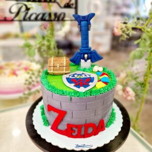 Tarta Cumpleaños Zelda Gamer