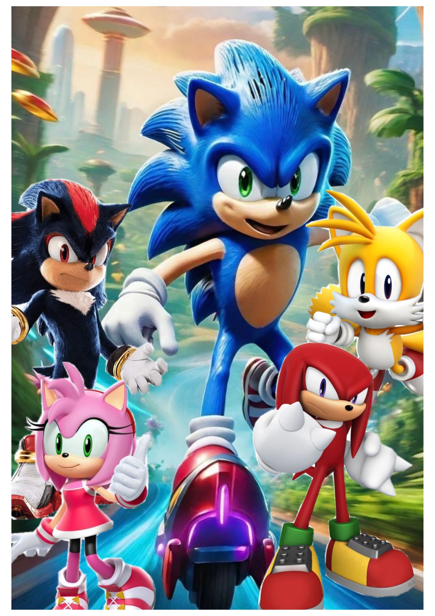 Oblea Comestible de Sonic