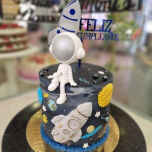 Tarta Cumpleaños Astronauta, Espacio, Planetas