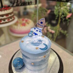 Tarta Cumpleaños Astronauta, Espacio, Planetas