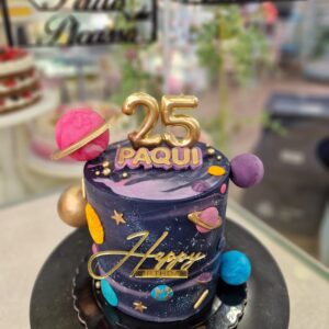 Tarta Cumpleaños Astronauta, Espacio, Planetas