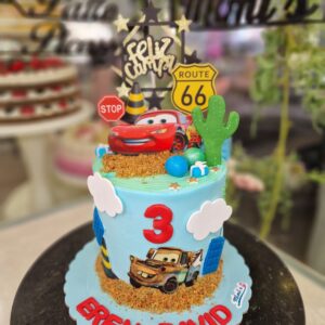 Tarta Cumpleaños Cars Rayo Mcqueen