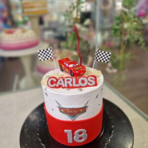 Tarta Cumpleaños Cars Rayo Mcqueen