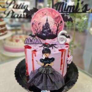 Tarta Cumpleaños Merlina Addams, Miercoles, Wednesday