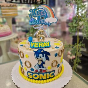 Tarta de Cumpleaños de Sonic: Velocidad Supersónica
