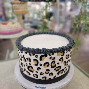 Tarta cumpleaños Animal Print
