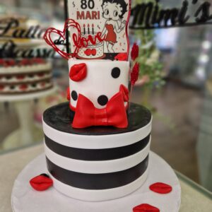 Tarta Cumpleaños elegante Betty Boop