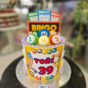 Tarta Cumpleaños con Premio: ¡BINGO!