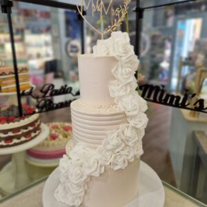 Tarta Boda Elegante con Flores