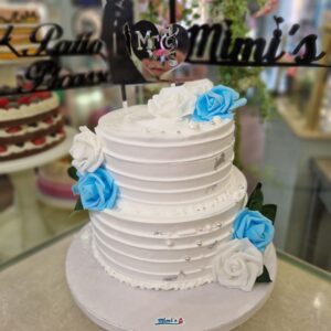 Tarta Boda Elegante con Flores