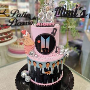 Tarta de Cumpleaños BTS, para verdaderos fans del K-Pop