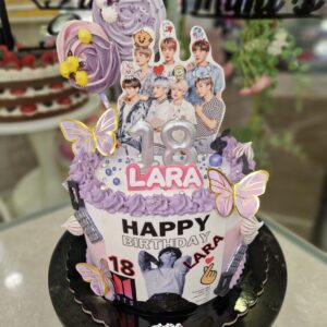 Tarta de Cumpleaños BTS, para verdaderos fans del K-Pop