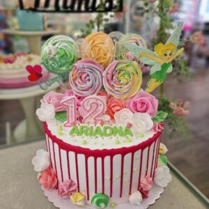 Tarta Cumpleaños de Tinkerbell: Magia y Polvo de Hadas