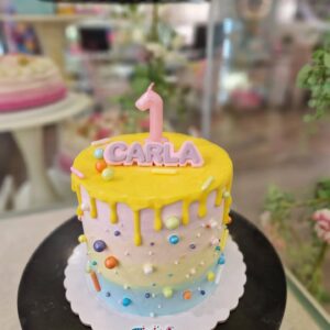 Tarta Cumpleaños Multicolor